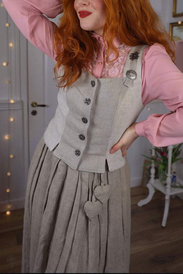 Sand Romantic Vintage Top | M