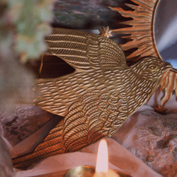 Big Brass Swallow Wall Hanging