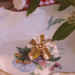 Adjustable Flower Ring 