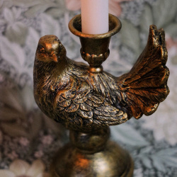 Bird on Pedistal Candleholder