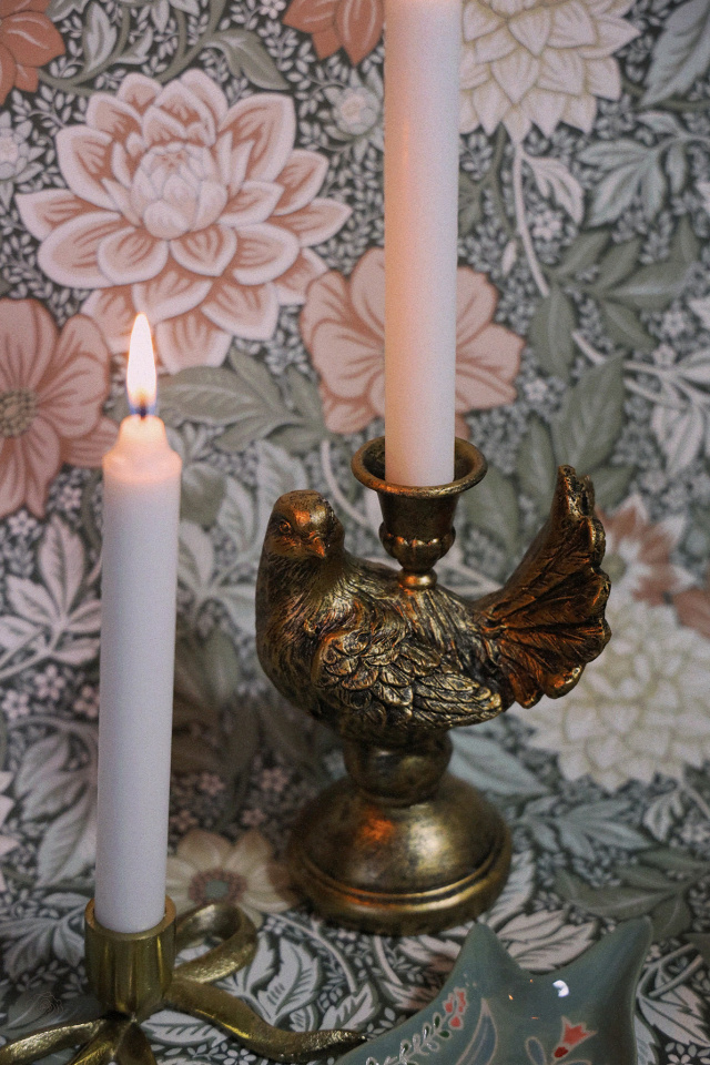 Bird on Pedistal Candleholder