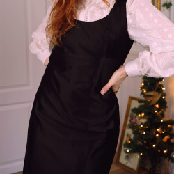 Orange Floral 70's Maxi | M