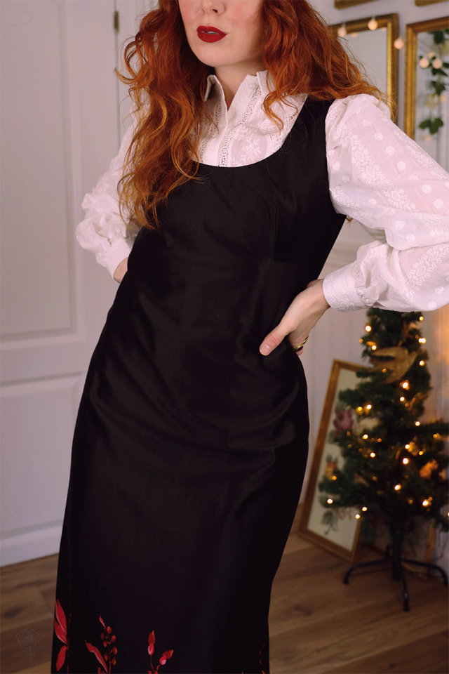 Orange Floral 70's Maxi | M