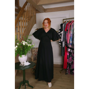Black Angel Vintage Gown | S