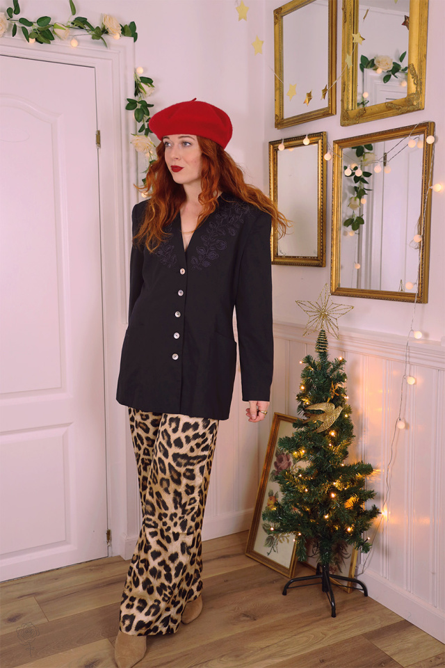 Black Elegant Blazer Jacket | L