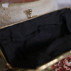 Warm Floral Tapestry Bag 