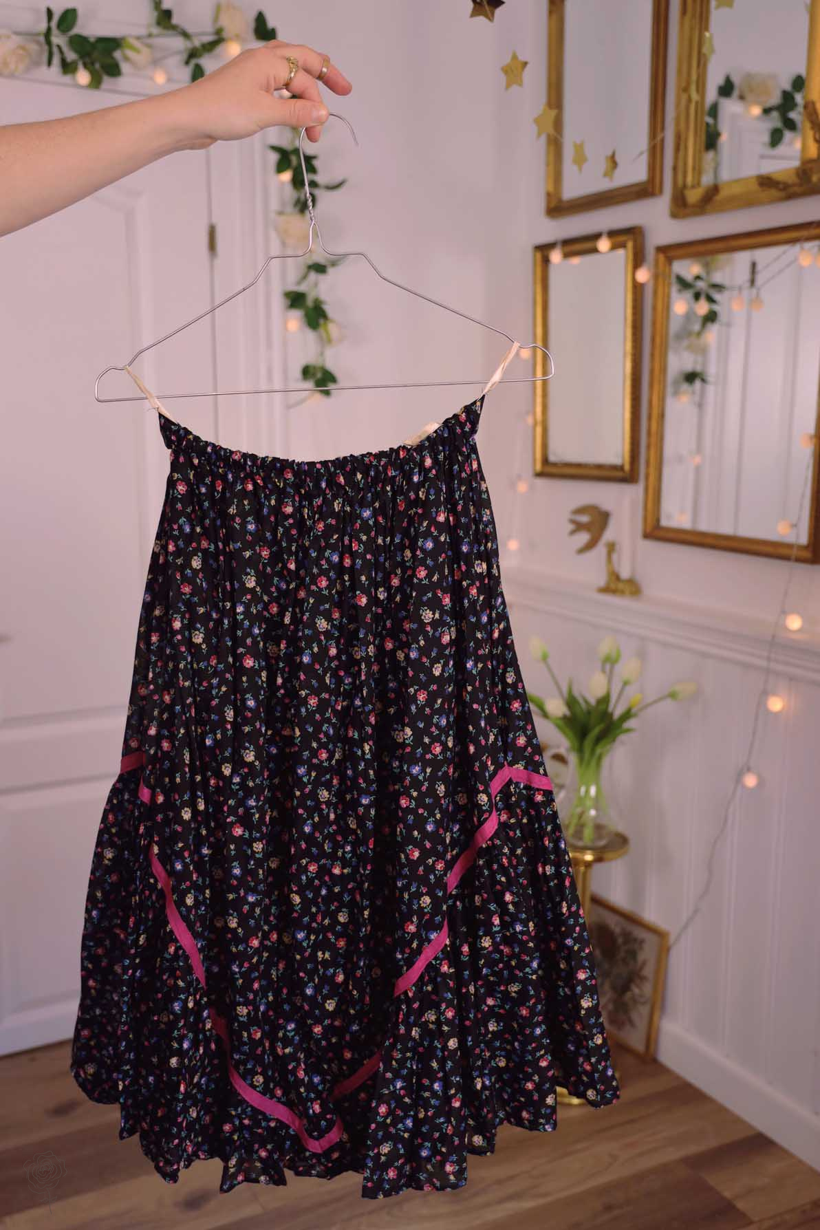美品　gypsohila fleuri skirt black 美品gypsohila fleuri skirt black