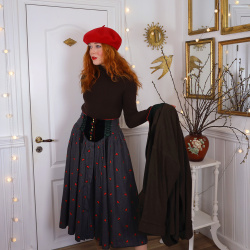 Dark Brown Wool Vintage Jacket | L/XL