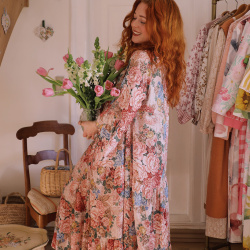 Blossom Spring Maxi Gown | M-XL