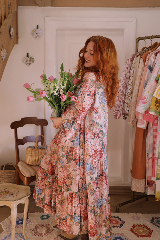 Blossom Spring Maxi Gown | M-XL