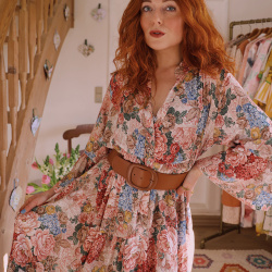 Blossom Spring Maxi Gown | M-XL