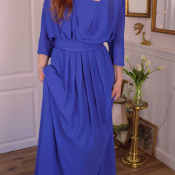 Blue 70's Maxi Gown | M