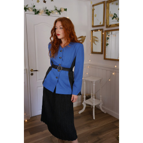 Blue & Black Vintage Blazer | M