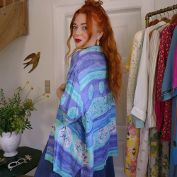 Blue &amp; Turquoise Beach Shirt | M-XXL