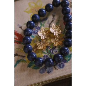 Mellow Blue Bead Necklace