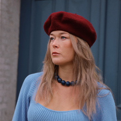 Mellow Blue Bead Necklace