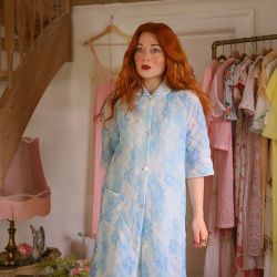 Blue Dolly Vintage Set | Robe &amp; Mini | S