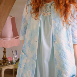 Blue Dolly Vintage Set | Robe &amp; Mini | S
