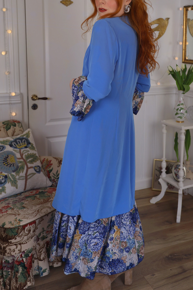 Blue Elegant Blazer Jacket | M