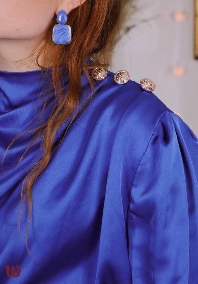 Blue Elegante Earrings 