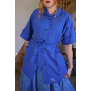 Blue Vintage Robe Top | M/L