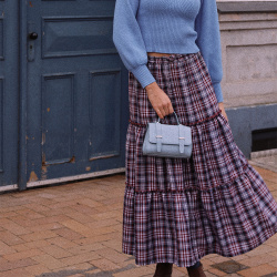 Blue Mellow Maxi Skirt 