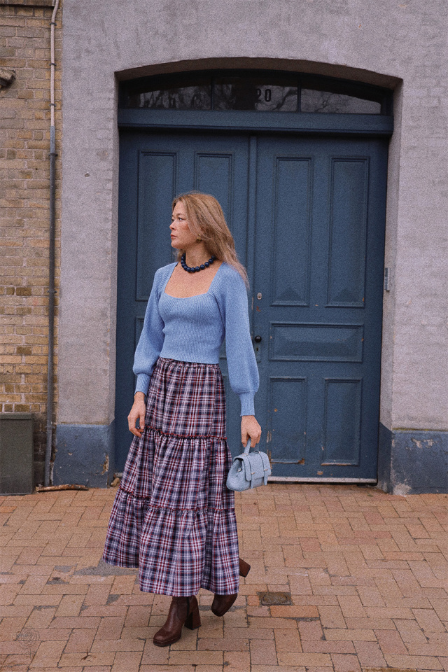 Blue Sky | Square Neck Sweater 