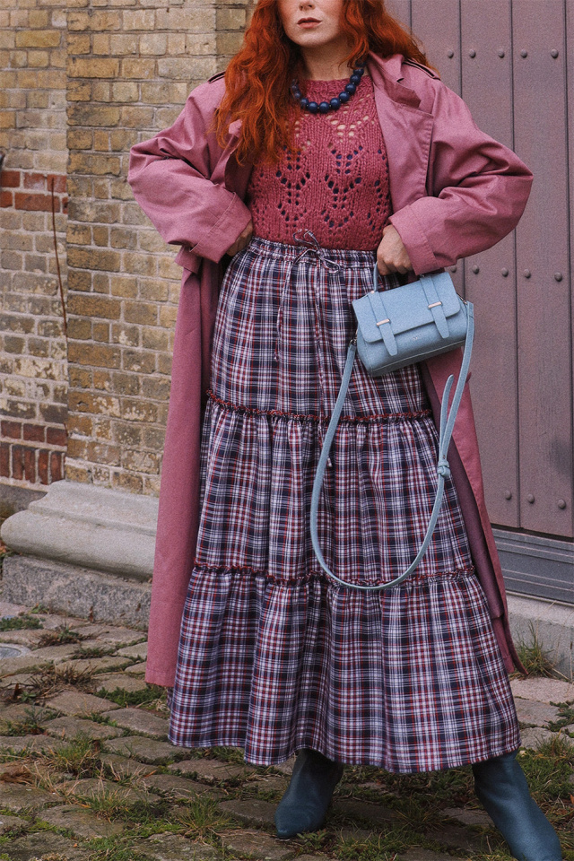 Blue Mellow Maxi Skirt 