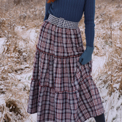 Blue Mellow Maxi Skirt 