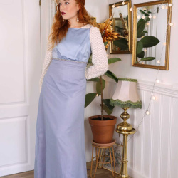 Blue Purpley Vintage Gown | M/L