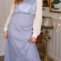 Blue Purpley Vintage Gown | M/L