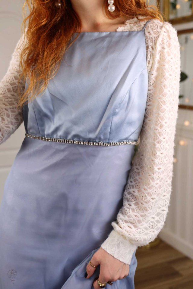 Blue Purpley Vintage Gown | M/L