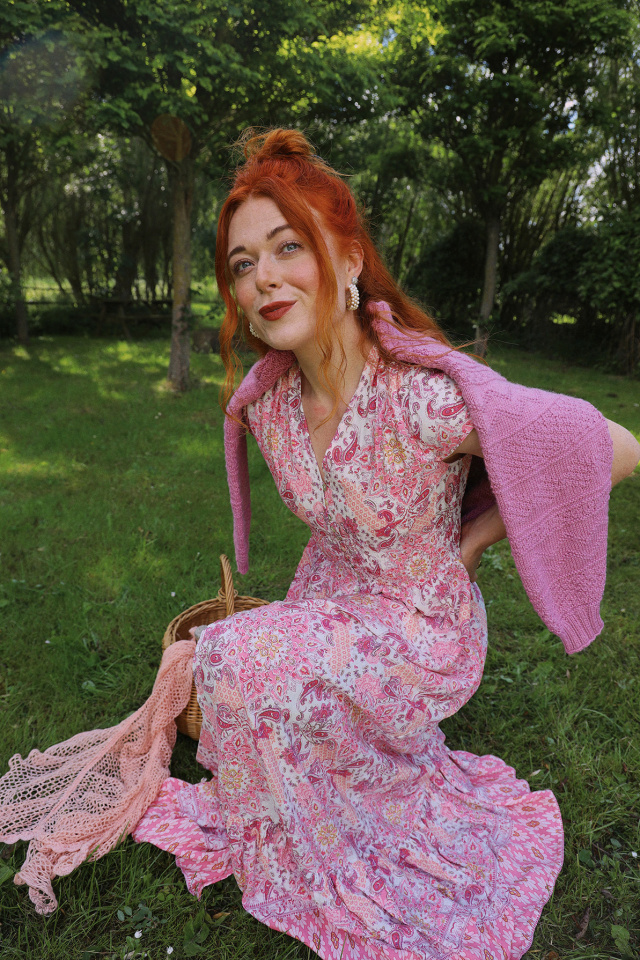 Boheme Summer Pink Dress 