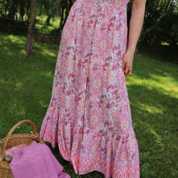 Boheme Summer Pink Dress 