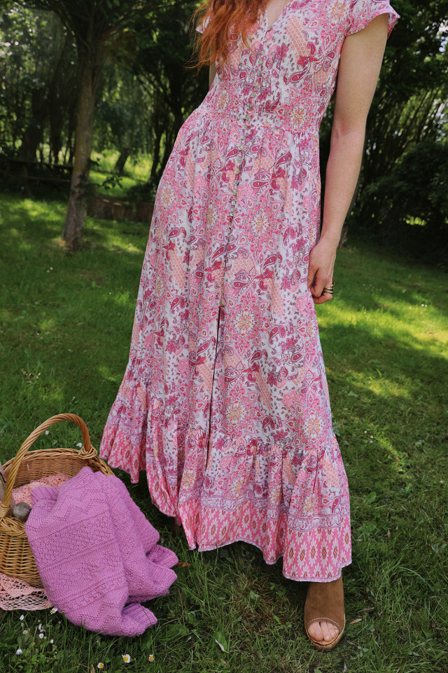 Boheme Summer Pink Dress 
