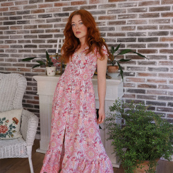 Boheme Summer Pink Dress 