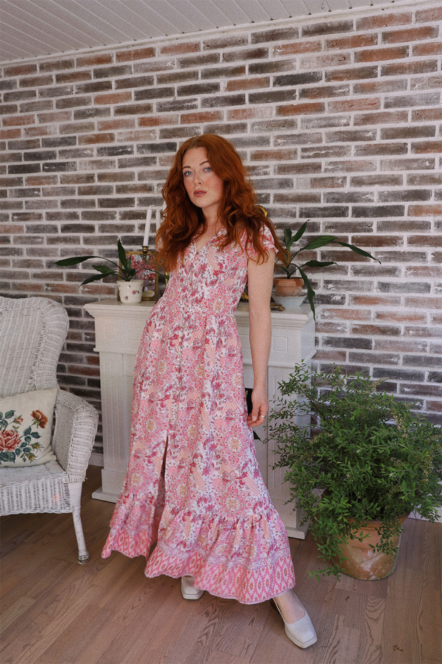 Boheme Summer Pink Dress 
