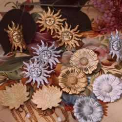 Silver Helios Earrings | Desperate Jewlery