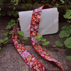 Boho Bagstrap Paris In Red 