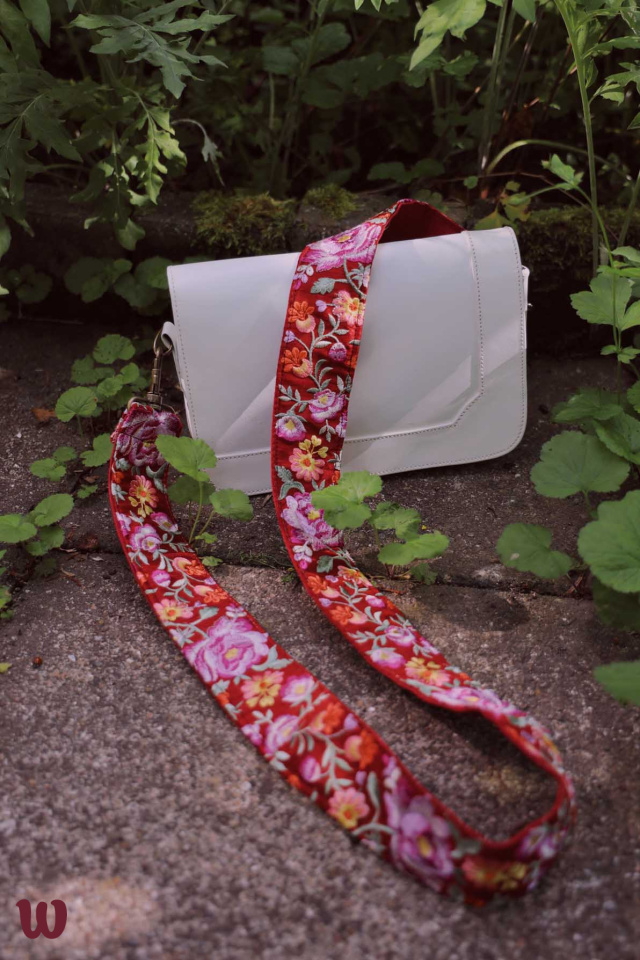Boho Bagstrap Paris In Red 