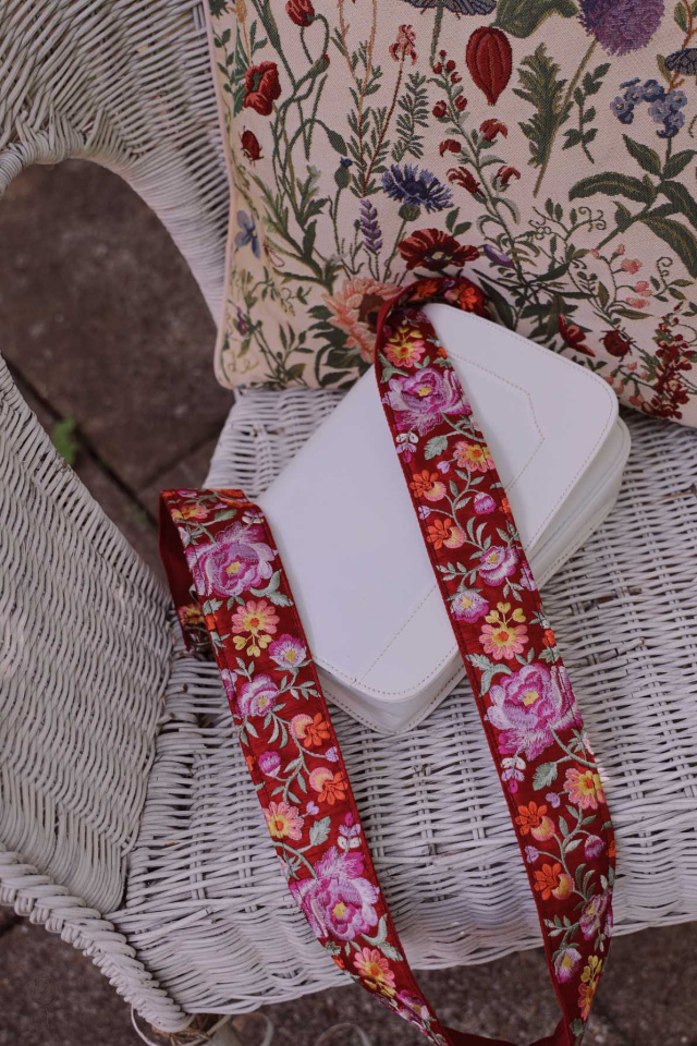 Boho Bagstrap Paris In Red 