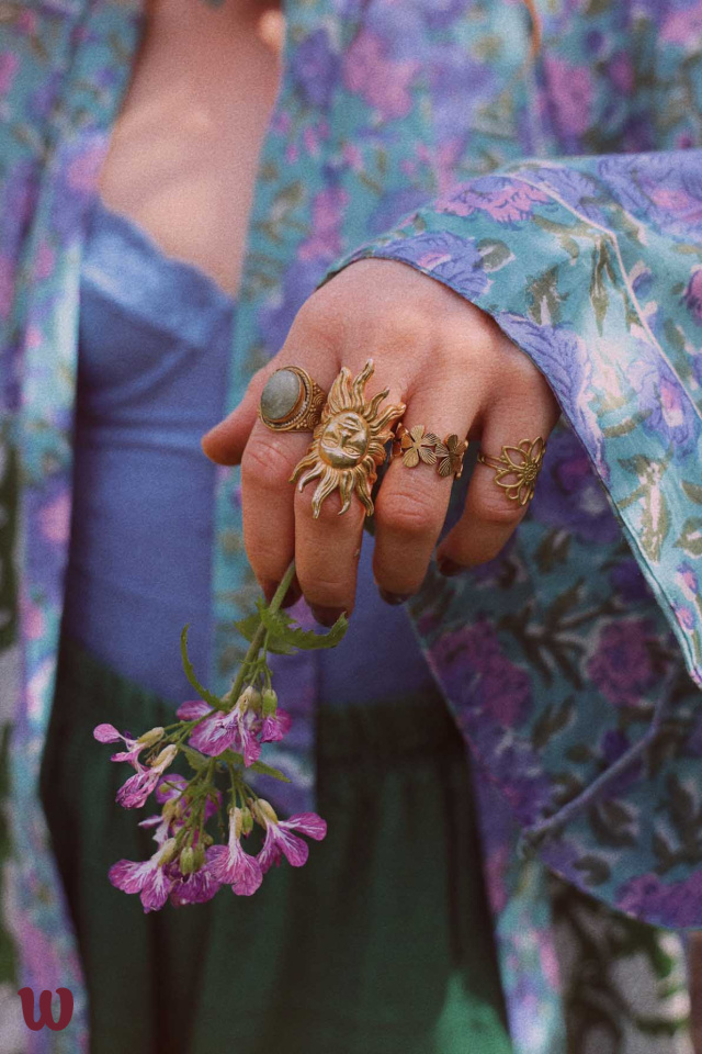 Steel Flower Ring 