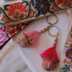 Boho Tassle Keychain 
