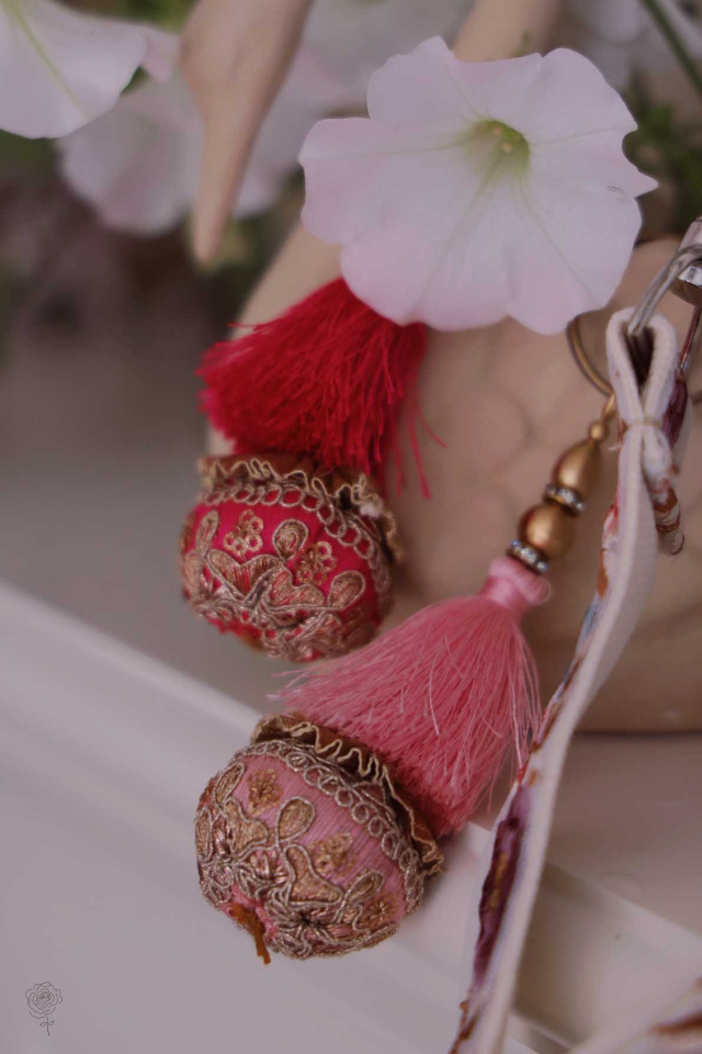 Boho Tassle Keychain 