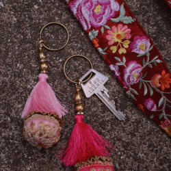 Boho Tassle Keychain 