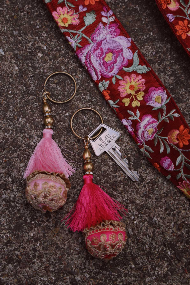 Boho Tassle Keychain 