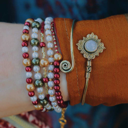 Damara Brass Bracelet - 5 Colours 