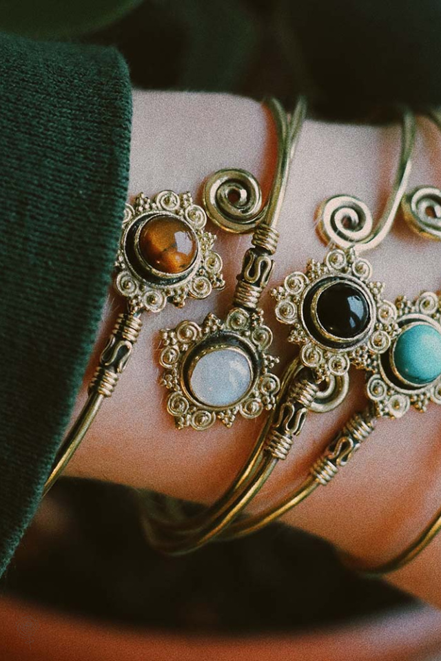 Damara Brass Bracelet - 5 Colours 