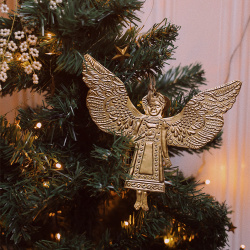 Angel Brass Wall Decoration