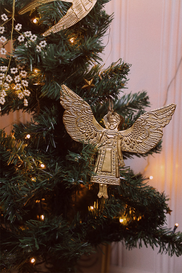 Angel Brass Wall Decoration